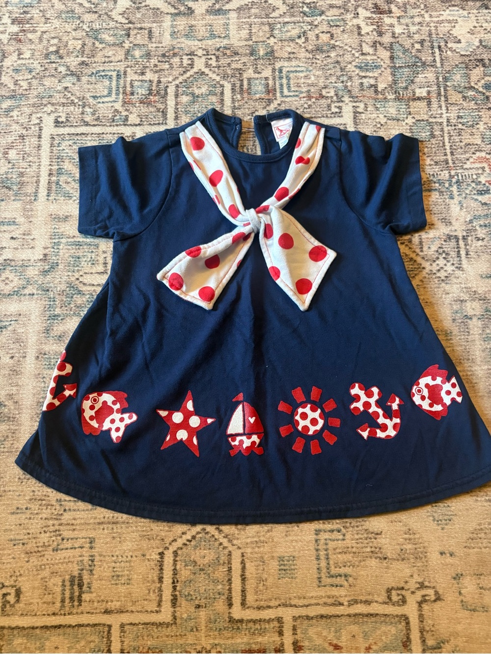 Vintage Buster Brown swing top, girls 6